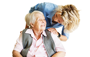 Level 3 Adult Care Worker with elderly resident